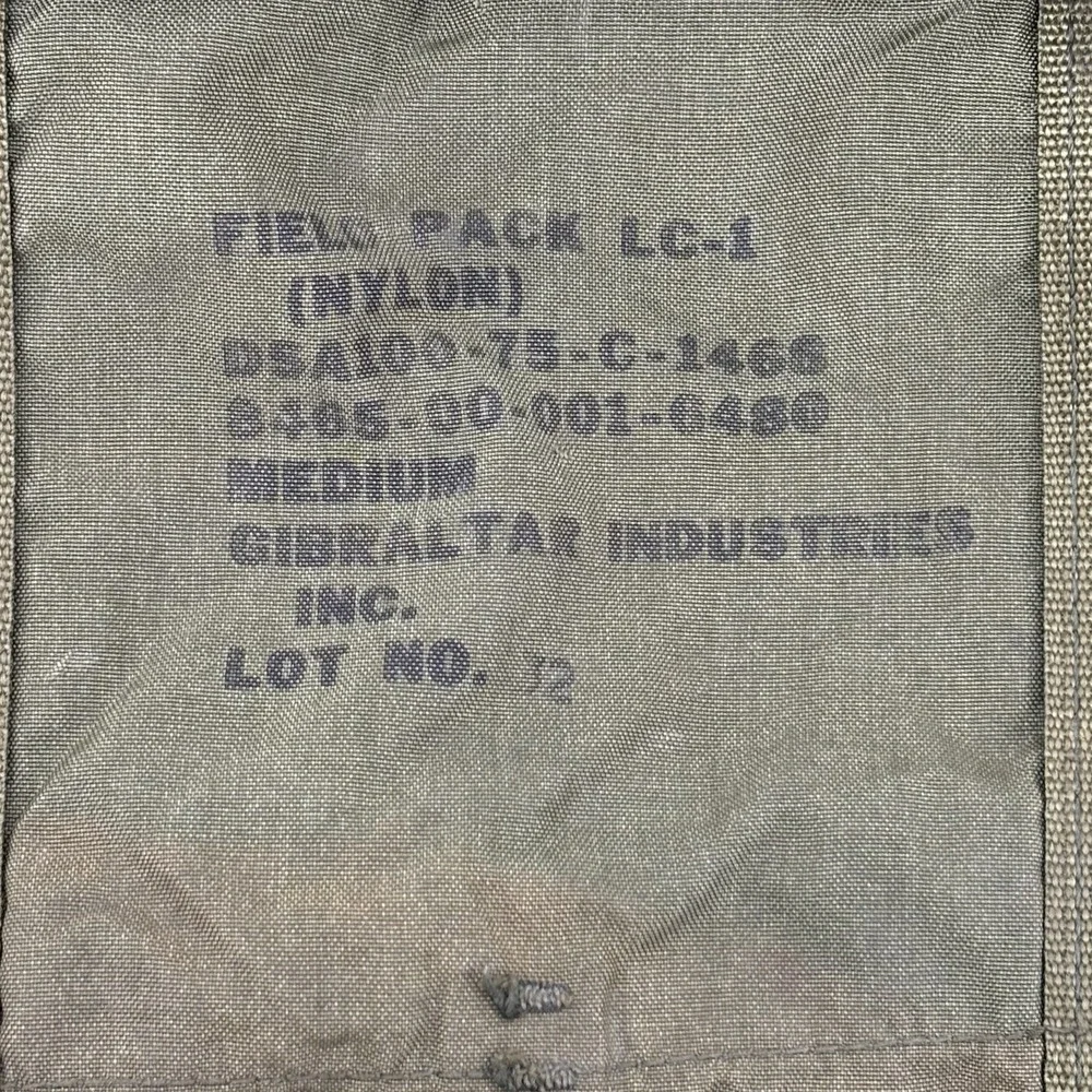 US Army Military LC-1 Medium Combat Field Pack Alice Backpack No Frame Rucksack